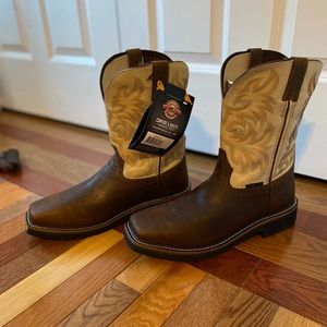 Justin’s work boots